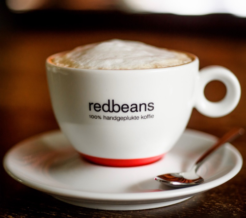 Bedrukt koffiekopje met logo